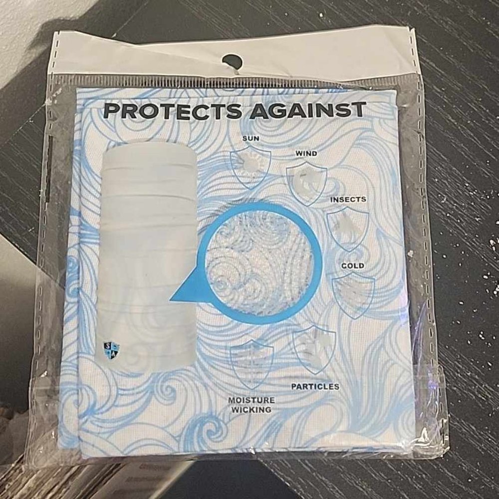 Multi-Use Face Shields color Tidal Waves